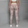 Soft Pink Organic Geometric Shapes for Studio Fitness and Everyday Activewear for Women Leggings - 4