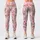 Blush Flamingo Stripes for Pilates, Travel, and Everyday Resort Style Leggings - 3