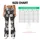 Monochrome Cat Faces for Yoga, Pilates, Everyday Citywear and Commuting for Cat Lovers Leggings - 7