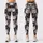 Monochrome Cat Faces for Yoga, Pilates, Everyday Citywear and Commuting for Cat Lovers Leggings - 3