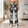 Monochrome Cat Faces for Yoga, Pilates, Everyday Citywear and Commuting for Cat Lovers Leggings - 10