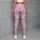 Pink Polka Dots And Blush Gingham For Yoga, Pilates And Everyday Wear Leggings - 6