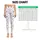 Ivory And Charcoal Stars For Casual Everyday Wear And Active Days Leggings - 1