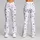 Ivory And Charcoal Stars For Casual Everyday Wear And Active Days Leggings - 9