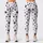Black Gray Paw Prints for Yoga Pilates Jogging and Everyday Pet Lover Style Leggings - 3