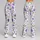 Violet Meadow Blossoms for Yoga, Pilates, and Fresh Everyday Activewear Styling Leggings - 9