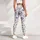 Violet Meadow Blossoms for Yoga, Pilates, and Fresh Everyday Activewear Styling Leggings - 5