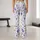Violet Meadow Blossoms for Yoga, Pilates, and Fresh Everyday Activewear Styling Leggings - 10