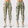 Sage Green Floral Stripes for Yoga, Pilates and Everyday Outings Leggings - 3
