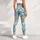 Corgi and Daisy Garden Motifs for Cheerful Everyday Training, Gifts for Dog Lovers Leggings - 6