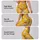 Golden Yellow Puppy Faces And Bone Motifs For Playful Everyday Fitness And Dog Lovers Leggings - 8