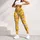 Golden Yellow Puppy Faces And Bone Motifs For Playful Everyday Fitness And Dog Lovers Leggings - 5