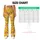 Golden Yellow Puppy Faces And Bone Motifs For Playful Everyday Fitness And Dog Lovers Leggings - 7