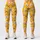 Golden Yellow Puppy Faces And Bone Motifs For Playful Everyday Fitness And Dog Lovers Leggings - 3