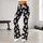 Playful White Bunny Faces with Pink Hearts for Cozy Casual Days and Springtime Outings Leggings - 11