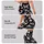 Playful White Bunny Faces with Pink Hearts for Cozy Casual Days and Springtime Outings Leggings - 8