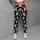 Playful White Bunny Faces with Pink Hearts for Cozy Casual Days and Springtime Outings Leggings - 5