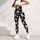 Playful White Bunny Faces with Pink Hearts for Cozy Casual Days and Springtime Outings Leggings - 4
