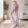 Pink Bow And Lavender Stripe Motif For Studio Workouts And Everyday Style Leggings - 12