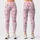 Pink Bow And Lavender Stripe Motif For Studio Workouts And Everyday Style Leggings - 3