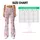 Pink Bow And Lavender Stripe Motif For Studio Workouts And Everyday Style Leggings - 7