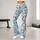 Pastel Cow Faces and Wildflowers for Cheerful Everyday Activewear and Cow Lovers Leggings - 10