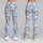 Pastel Cow Faces and Wildflowers for Cheerful Everyday Activewear and Cow Lovers Leggings - 9