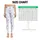 Blue White Stars for Yoga, Pilates, and Everyday Casual Wear Leggings - 1