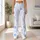 Blue White Stars for Yoga, Pilates, and Everyday Casual Wear Leggings - 12
