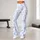 Blue White Stars for Yoga, Pilates, and Everyday Casual Wear Leggings - 11