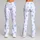 Blue White Stars for Yoga, Pilates, and Everyday Casual Wear Leggings - 9