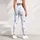 Blue White Stars for Yoga, Pilates, and Everyday Casual Wear Leggings - 6