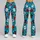 Poker Roses, Top Hats and Playing Cards for Casino Night Style and Card Game Fans Leggings - 9