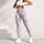 Blue And Blush Hearts For Valentine's Day Workouts And Everyday Romantic Style Leggings - 4