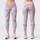 Blue And Blush Hearts For Valentine's Day Workouts And Everyday Romantic Style Leggings - 3