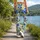 Blue Yellow Wildflowers for Sunny Yoga Days and Weekend Walks for Nature Lovers Leggings - 12