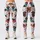 Dachshund Dogs and Paw Prints for Playful Weekend Walks and Cozy Casual Style Lovers Leggings - 3