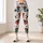 Dachshund Dogs and Paw Prints for Playful Weekend Walks and Cozy Casual Style Lovers Leggings - 6