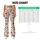 Scarlet Cherry and Sage Leaf Motifs for Cheerful Summer Activewear Leggings - 7