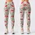 Scarlet Cherry and Sage Leaf Motifs for Cheerful Summer Activewear Leggings - 3