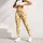 Scattered Orange Paw Prints for Cheerful Everyday Activewear Style for Dog Lovers Leggings - 5