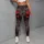 Scarlet Hearts With Charcoal Leopard Spots For Bold Gym Sessions And Weekend Style Leggings - 6