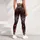 Scarlet Hearts With Charcoal Leopard Spots For Bold Gym Sessions And Weekend Style Leggings - 5