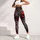 Scarlet Hearts With Charcoal Leopard Spots For Bold Gym Sessions And Weekend Style Leggings - 4