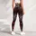 Scarlet Hearts With Charcoal Leopard Spots For Bold Gym Sessions And Weekend Style Leggings - 5