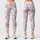 Soft Pink Rose and Ribbon Florals for Garden Days and Everyday Style for Women Leggings - 3