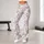 Soft Pink Rose and Ribbon Florals for Garden Days and Everyday Style for Women Leggings - 10