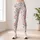Soft Pink Rose and Ribbon Florals for Garden Days and Everyday Style for Women Leggings - 6