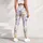 Pastel Daisy Blooms in Lavender and Butter Yellow for Yoga, Pilates, and Everyday Fitness Leggings - 4