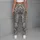Dusty Rose And Slate Blue Paisley Motifs For Pilates And Everyday Wear Leggings - 6
